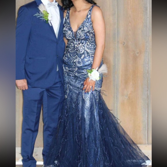 Prom dress, Blue - Picture 4 of 4